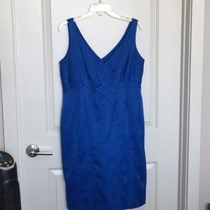 Blue Form Fitting Dress